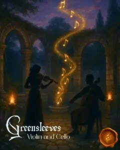 Greensleeves Beginner String Duet cover