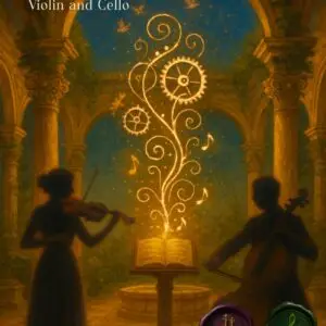 Cover image of Fiocco's Allegro violin and cello duet sheet music PDF by Duo.Hansen