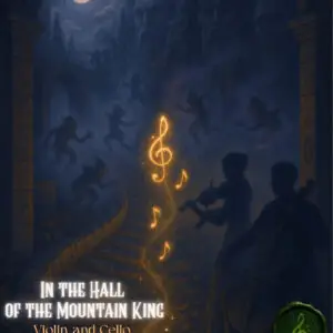 Cover Image of Grieg's In The Hall of The Mountain King Violin and Cello Duet Sheet Music
