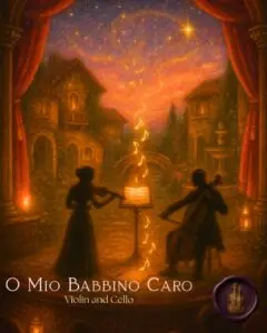 Cover image of O Mio Babbino Caro violin and cello duet sheet music PDF by Duo.Hansen