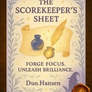 Cover Image of scorekeeper's sheets