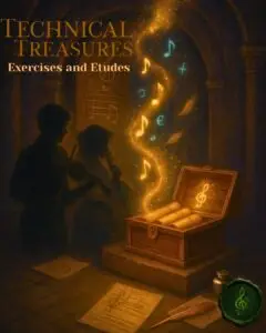 Cover Image of Technical Treasures - Exercises and Etudes for Violin and Cello