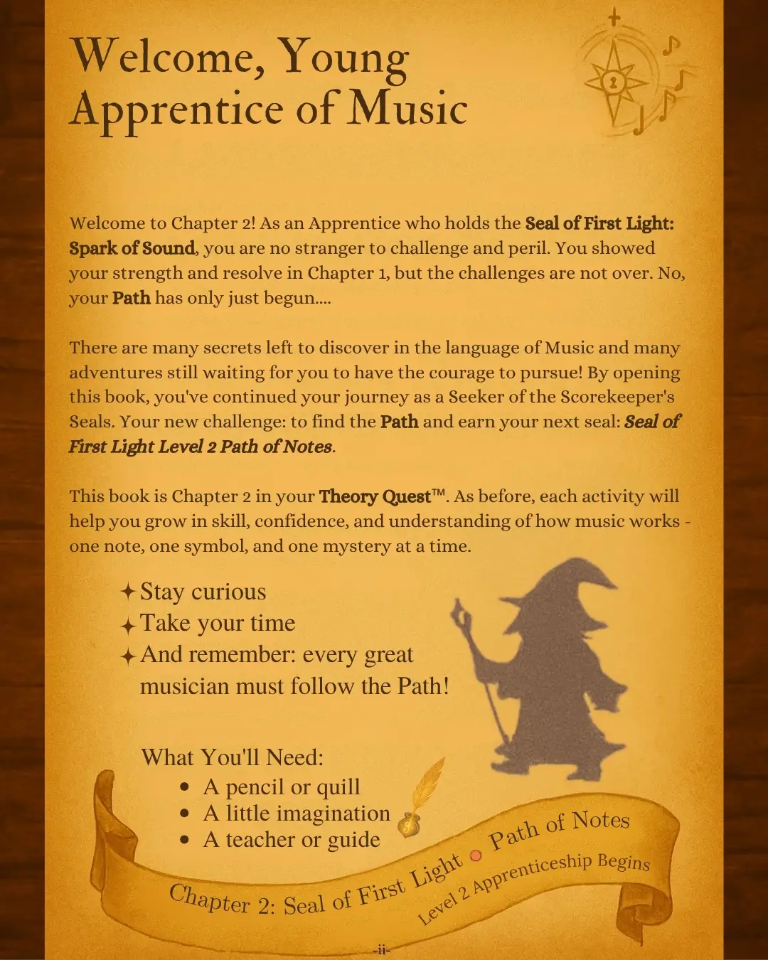 Music Theory Quest Vol. 2 – Cello Printable PDF Workbook - Image 2