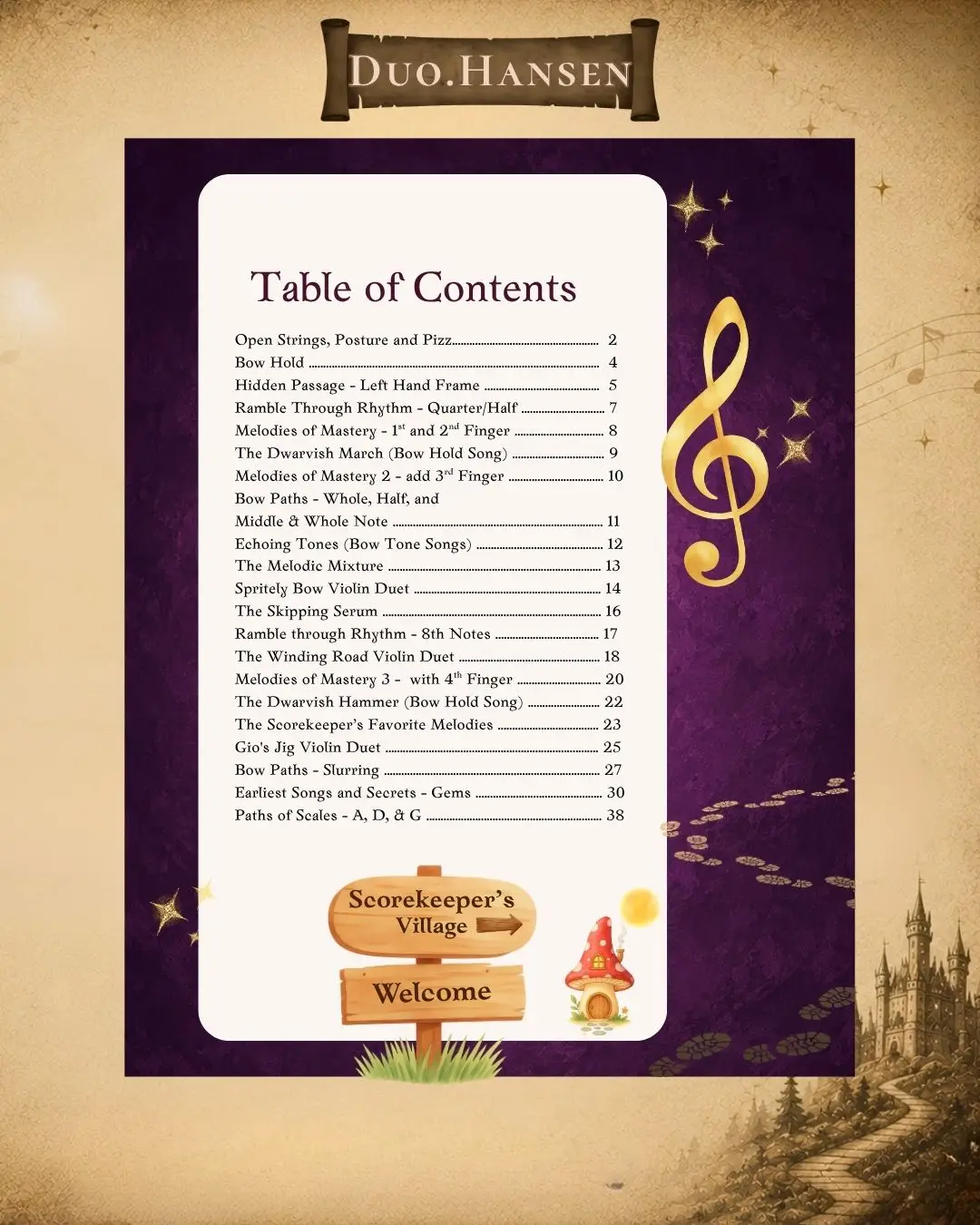 The Scorekeeper's Method for Violin Mastery - Book 1 Early Beginner *PREORDER* - Image 3