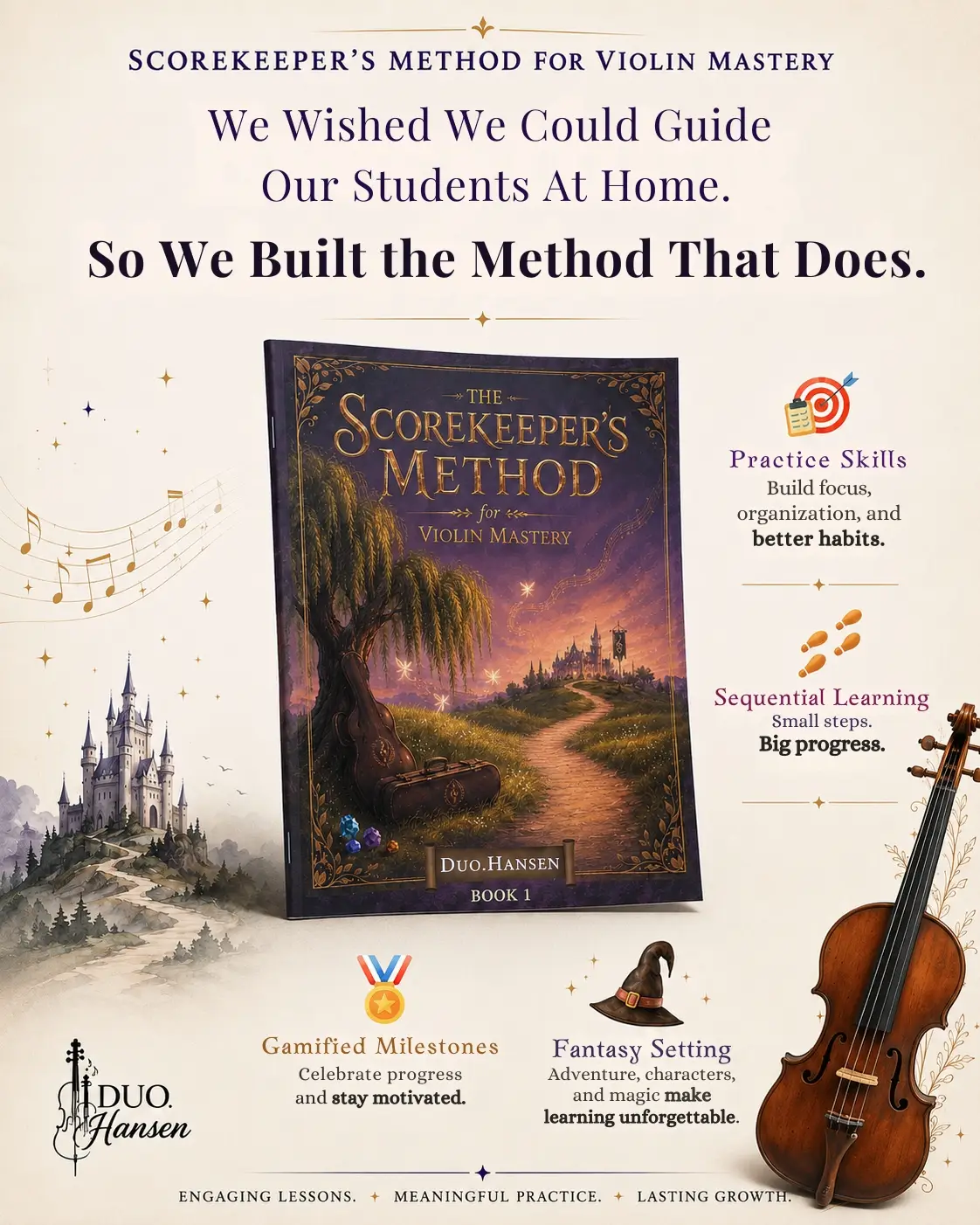 The Scorekeeper's Method for Violin Mastery - Book 1 Early Beginner *PREORDER* - Image 5
