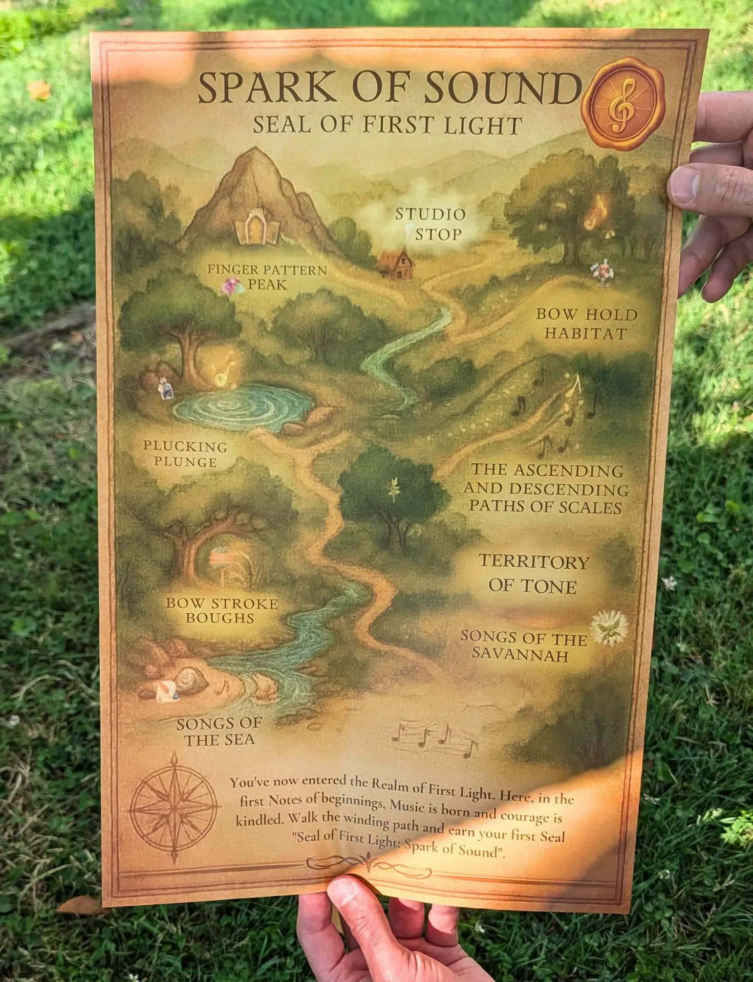 Image of Printed Milestone Map Product.