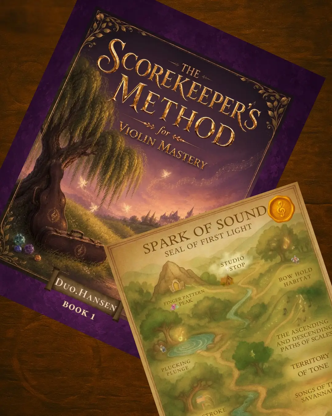 Scorekeeper's Method for Violin Mastery + Milestone Map Bundle (Level 1)